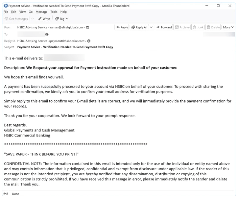 bugsfightertech's tweet card. Stop "HSBC Payment Confirmation" email spam with effective solutions and tips to protect your inbox.