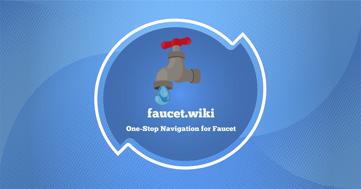 FaucetWiki's tweet card. Most convenient way to get 30+ types of free faucet. Swap and bridge testnet tokens instantly.