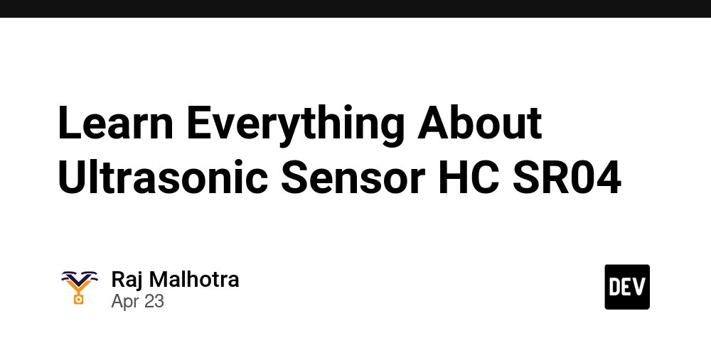 TechVayuyaan's tweet card. The HC-SR04 ultrasonic sensor is an essential tool for measuring distances with precision. This guide...