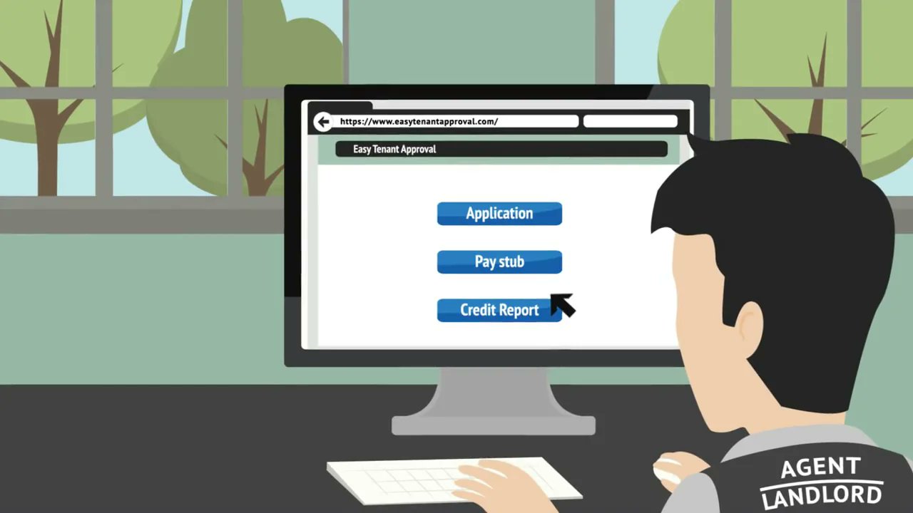 EasyTenant's tweet card. EasyTenantApproval