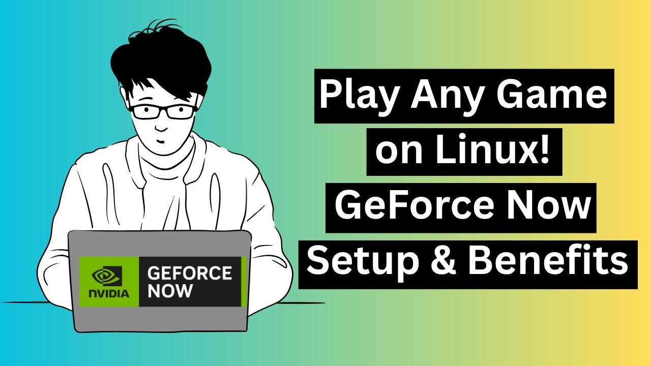 linuxquicktips's tweet card. Play Any Game on Linux! GeForce Now Setup & Benefits