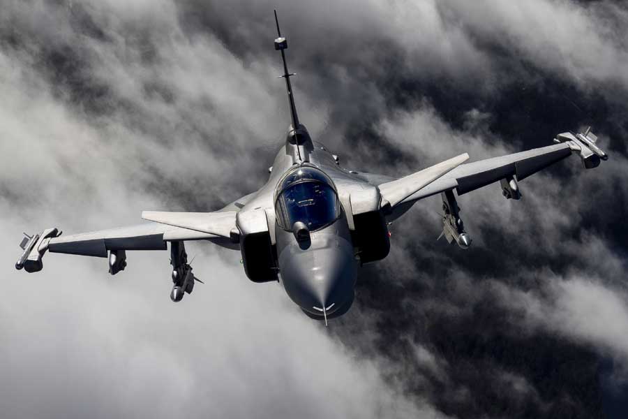 JointForcesNews's tweet card. Saab has today signed a contract with the Colombian Government and received an order for 17 Gripen E/F fighter aircraft.