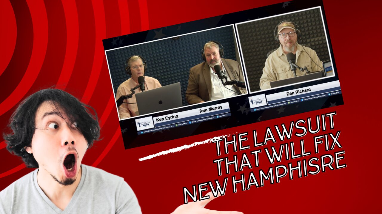 GovIntPro's tweet card. Dan Richard, constitutional scholar, shares with the Government Integrity Project the merits of his lawsuit against New Hampshire's Governor Sununu and how this lawsuit will fix New Hampshire's uncons