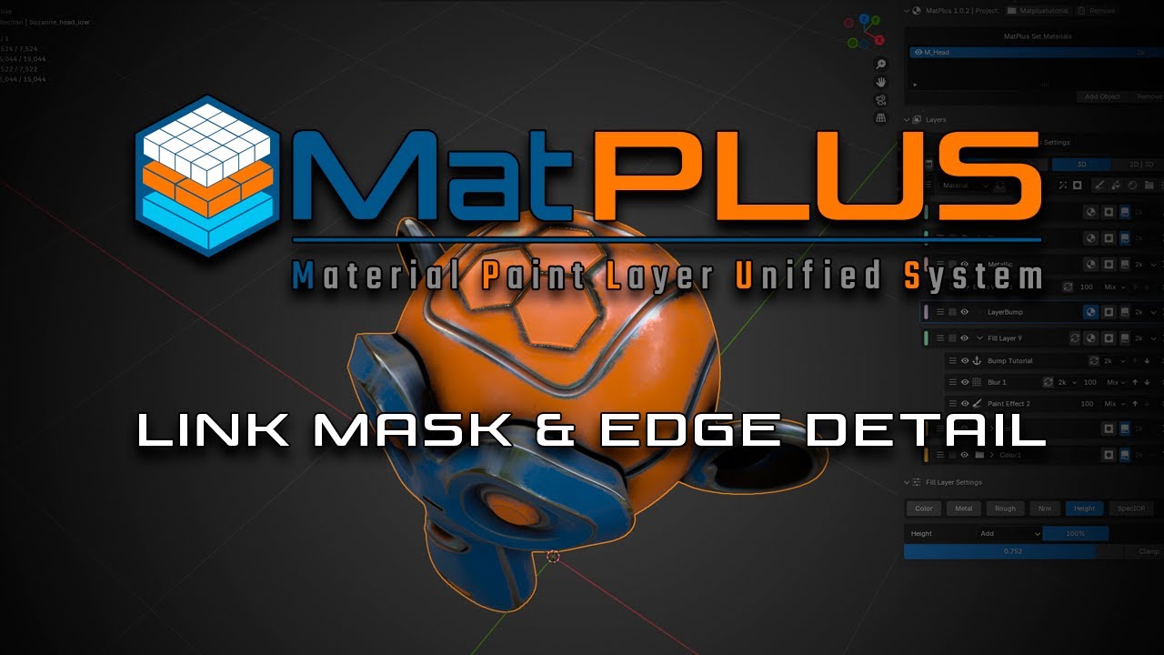RbdLabStudio's tweet card. MatPlus 1.0.1 - Tutorial - LinkMask & EdgeDetail