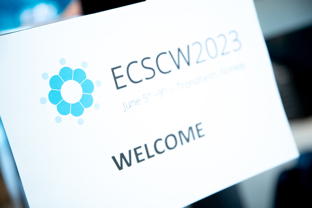 ECSCW's tweet card. ECSCW 2023