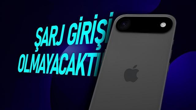 haberliyobulten's tweet card. Apple'ın iPhone 17 Air'ı en başta hiçbir bağlantı noktası olmayan, tamamen kablosuz şarj olabilen bir telefon yapmak istediği iddia edildi.