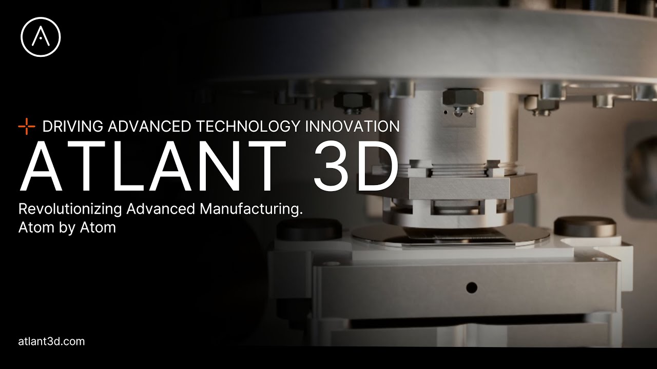 Atlant3d's tweet card. Driving Advanced Technology Innovation. Atom by Atom.