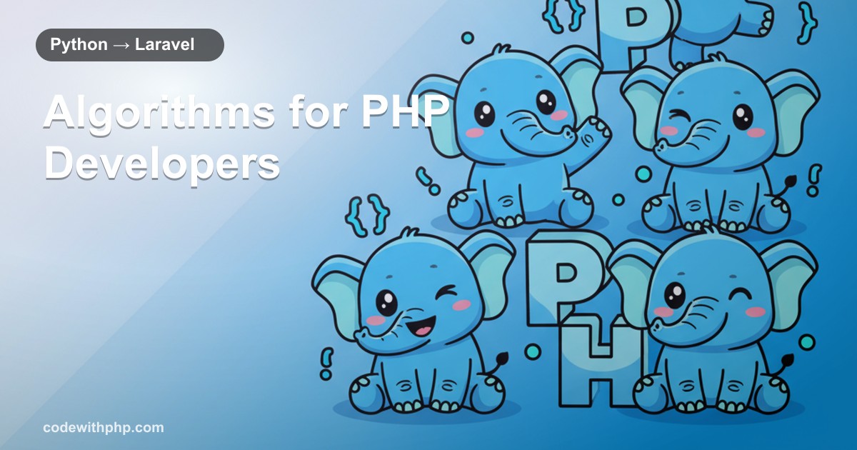 dalehurley's tweet card. Master essential computer science algorithms with practical PHP implementations—from sorting and searching to graphs and dynamic programming.