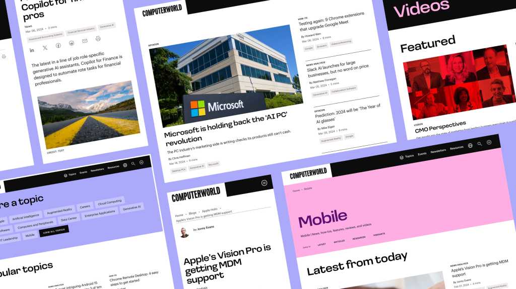 cybfor's tweet card. Computerworld covers a range of technology topics, with a focus on these core areas of IT: generative AI, Windows, mobile, Apple/enterprise, office suites, productivity software, and collaboration...