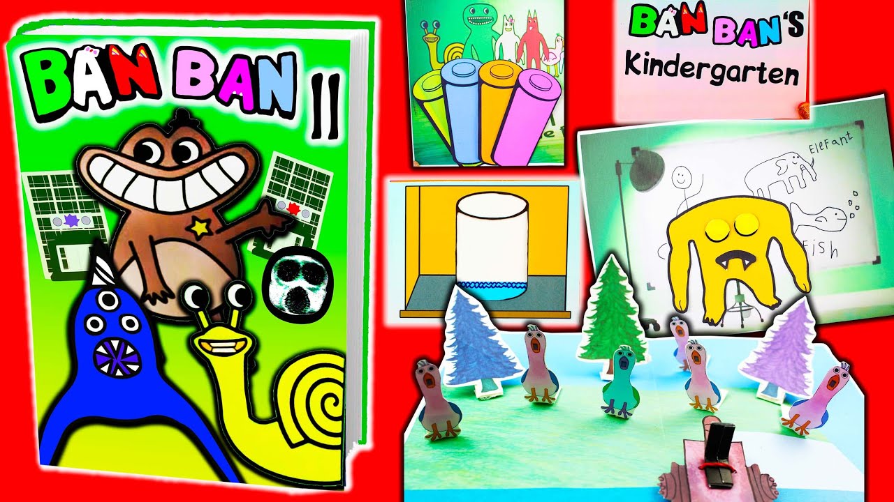 multistory72's tweet card. DIY GARTEN OF BANBAN 2 Continuation GAME BOOK/ BANBAN, Jumbo Josh,...