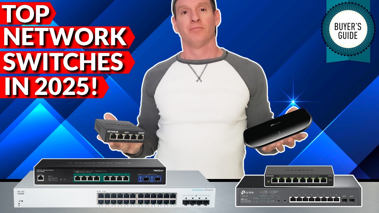 UltimateTechPub's tweet card. Top Network Switches in 2025! Ultimate Buyer's Guide