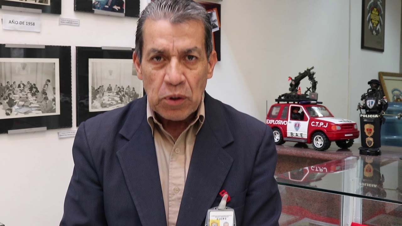 CicpcAcervo's tweet card. Com. Gen. Orlando Mdedina, garante de la memoria del CICPC.