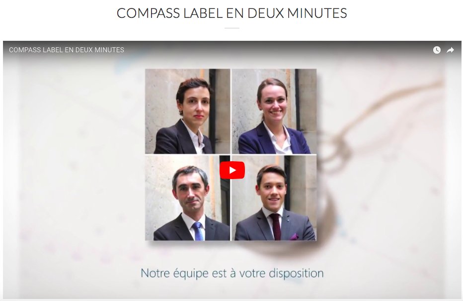 CompassLabel's tweet card. Qui sommes-nous?