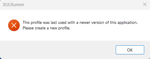 howtoconnect1's tweet card. Learn to fix "XULRunner This profile was last used with a newer version of this application. Please create a new profile".