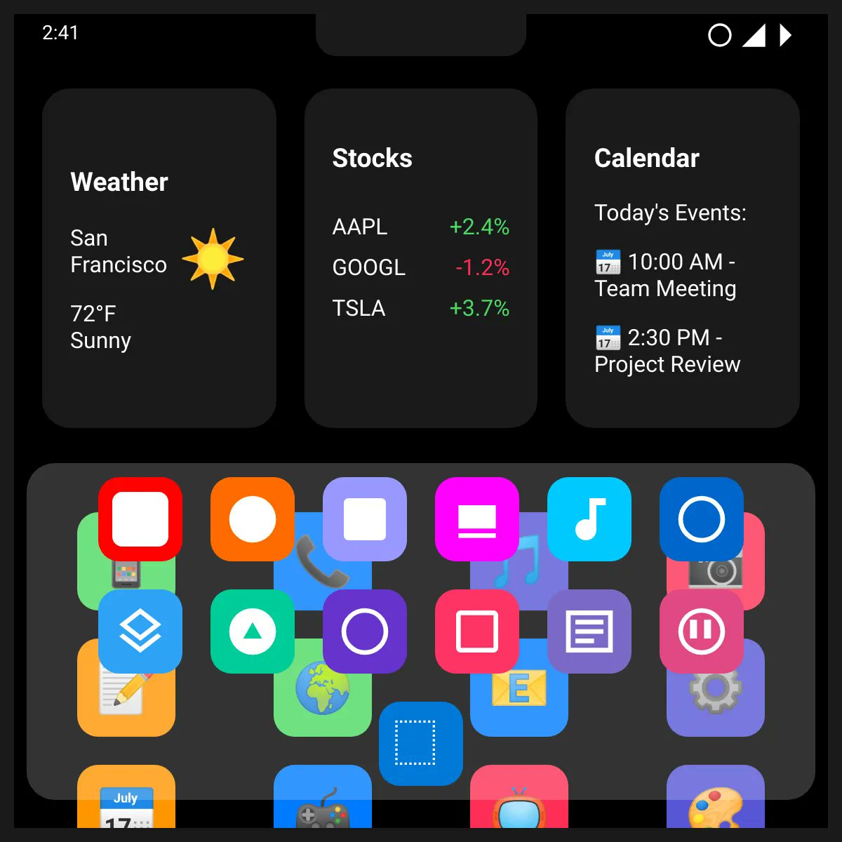 rhythrosalabs's tweet card. iPhone Interface Simulation