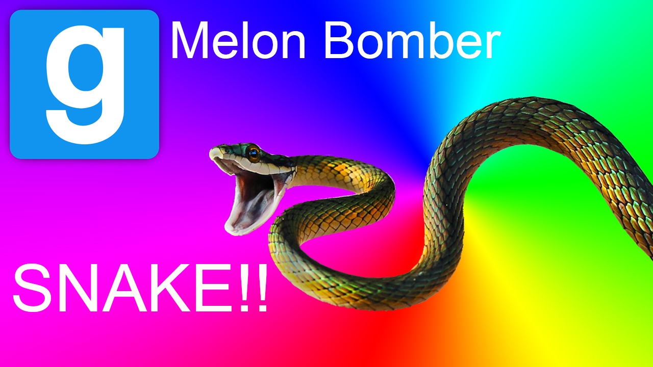 pro_tcc's tweet card. SNAKE!! (G-Mod Melon Bomber)
