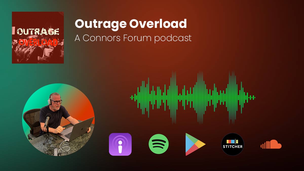 mrblog's tweet card. Outrage Overload is a show about outrage in society and politics, and lowering the temperature. In each episode we explore a different aspect of the outrage industry with leading scientists, resear...
