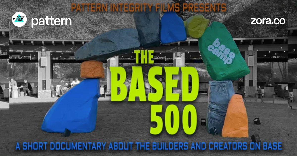 rubyparra8's tweet card. The Based 500 is a short documentary that captures the creative surge powering the next wave of blockchain culture. From developers and artists to entrepreneurs and community organizers, the film...