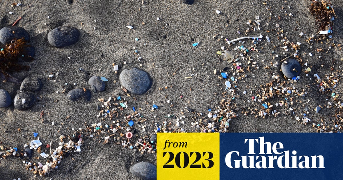 beate_plasticfe's tweet card. The European Commission aims to cut plastic pellet pollution by 74% by the end of the decade