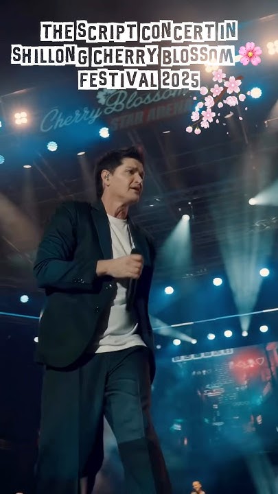 rabito786's tweet card. @TheScript Concert in Shillong cherry blossom 🌸 festival 2025...