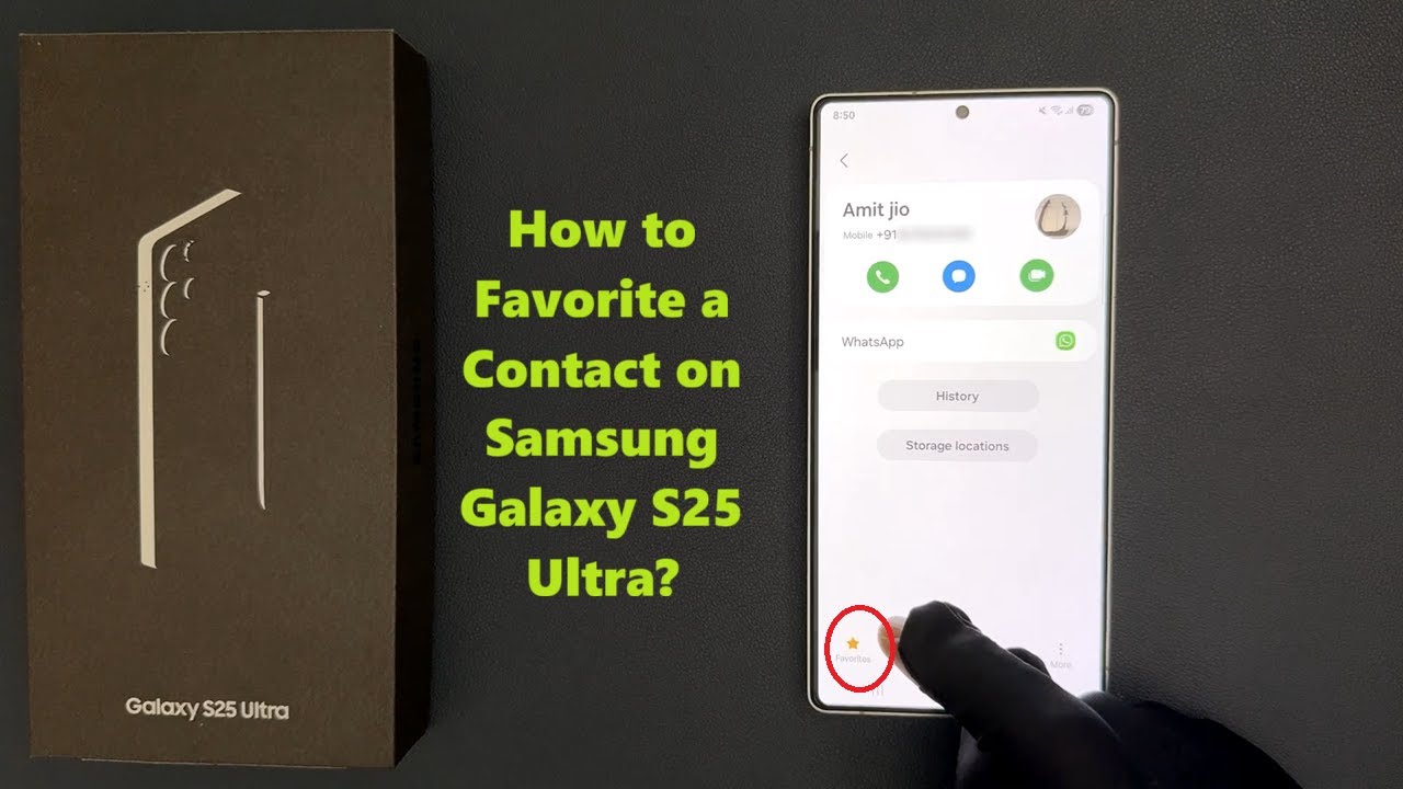 TechMeSpot's tweet card. How to Favorite a Contact on Samsung Galaxy S25 Ultra?