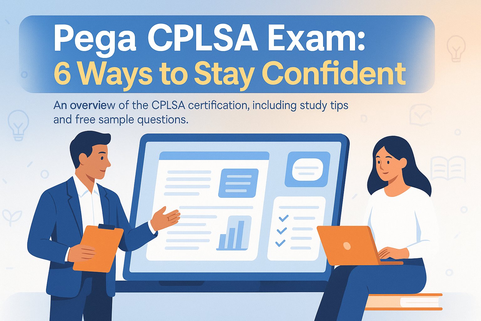 ProcessExam's tweet card. Feeling overwhelmed by the CPLSA exam? Discover 6 strategies to build unshakeable confidence, master the syllabus, and pass your Pega certification.