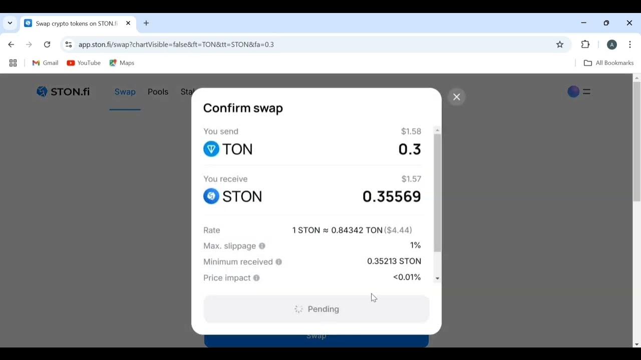Zeez_crypt's tweet card. STON.fi: The Ultimate Platform for Seamless Crypto Swapping
