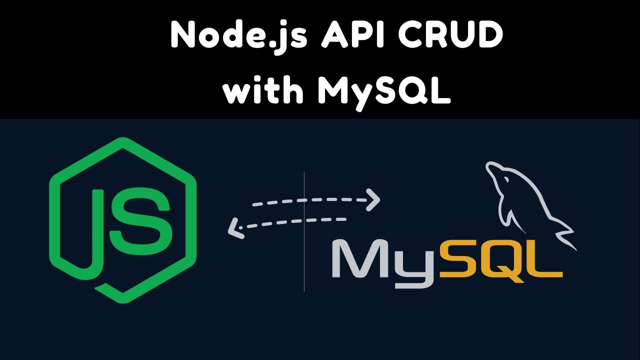 CodAffection's tweet card. Node.js + MySQL CRUD - GET, POST, PUT and DELETE
