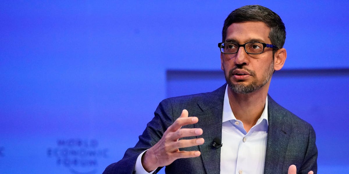 TechInsider's tweet card. Google CEO Sundar Pichai told WSJ that business leaders should embrace the idea that employees "want to have a say in where they work."