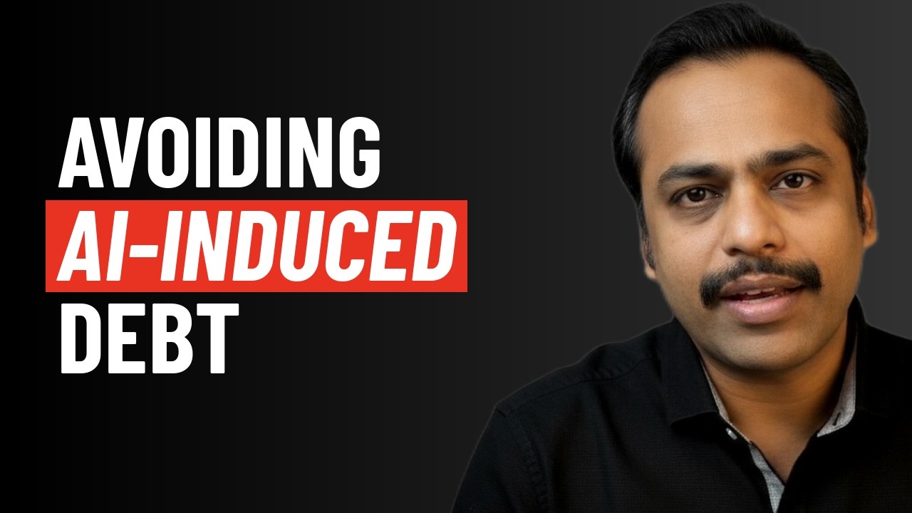 meDeepakJain's tweet card. Avoiding AI-induced Technical Debt by Deepak Jain