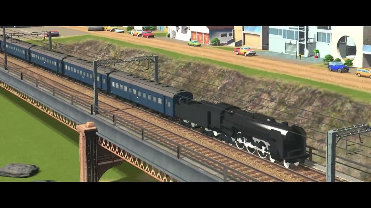 Ron_Satoyan's tweet card. CSL　SteamLocoAnimationMod テストプレイ１