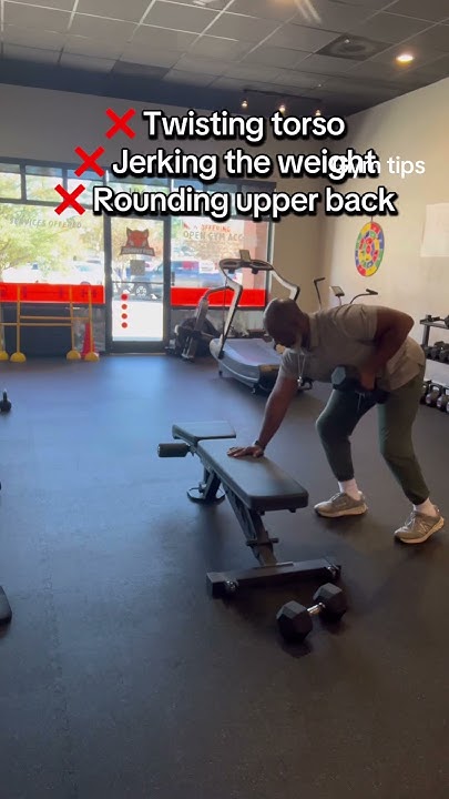 coachjones92's tweet card. 💪🏾Master The One Arm Dumbbell Row #jointhemovement #backexercise