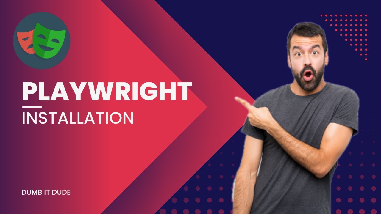 dumbitdude's tweet card. How to Install Playwright | Playwright Tutorials