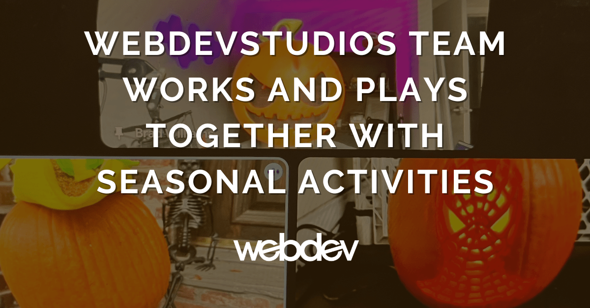 webdevstudios's tweet card. WebDevStudios Team Members participate in Fall activities, recognizing that play is Essential to Creativity, Motivation, and Innovation.