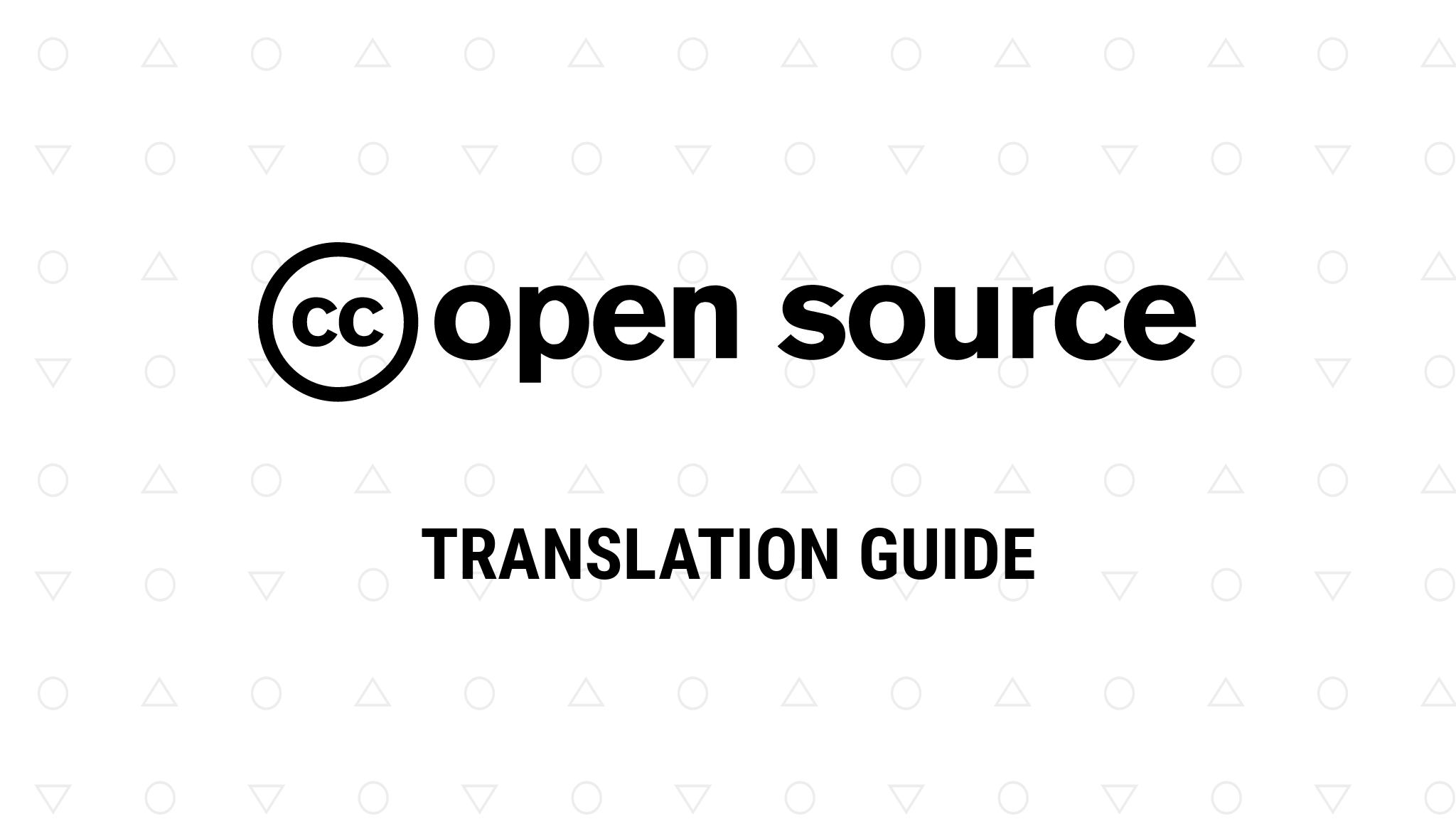 cc_opensource's tweet card. Our translation files are hosted and managed on Transifex. It is very easy to sign up for an account and start translation Creative Commons (CC) services into another language.
