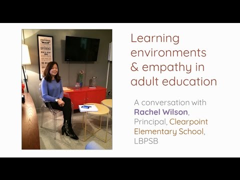 tracyrosen's tweet card. Learning environments & empathy in Adult Education