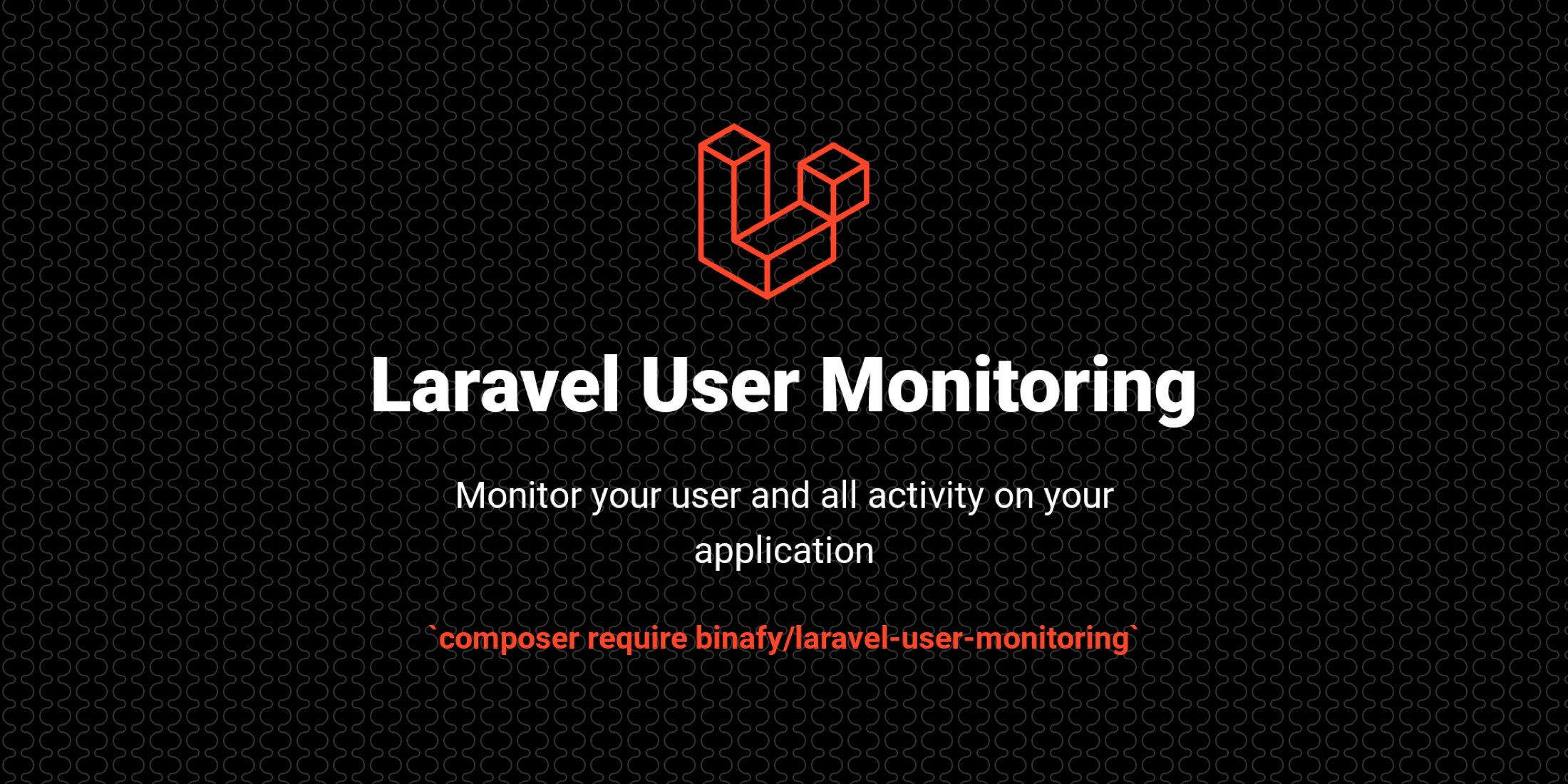 DailyLaravel's tweet card. Monitor your users and their activity with the Binafy User Monitoring package for Laravel. It tracks user page visits, actions, and login/logout out of the box.