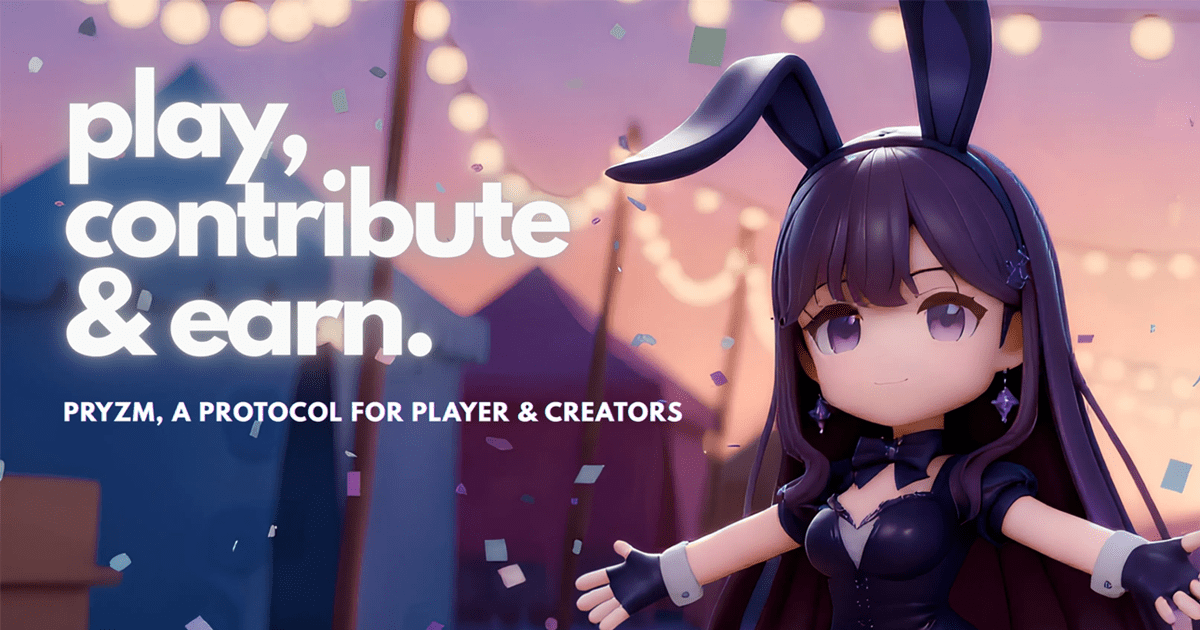 coinnetwor82855's tweet card. Play, invite, and win your share. Pryzm is the platform where every move counts. Turn your gameplay and influence into a real stake in game and platform success.