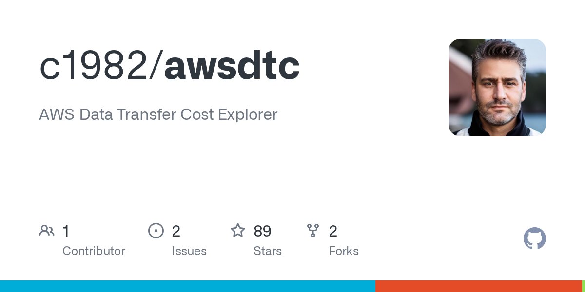 TrendingGolang's tweet card. AWS Data Transfer Cost Explorer. Contribute to c1982/awsdtc development by creating an account on GitHub.