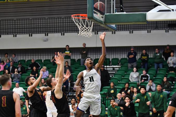 cppbroncos's tweet card. POMONA, Calif. - William Christmas' improbable tip-in pushed the game into overtime, where the senior star's late layup won it as Cal Poly Pomona survived Cal State Dominguez Hills, 67-66, in the...