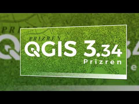 foss4g's tweet card. QGIS 3.34 Visual Changelog