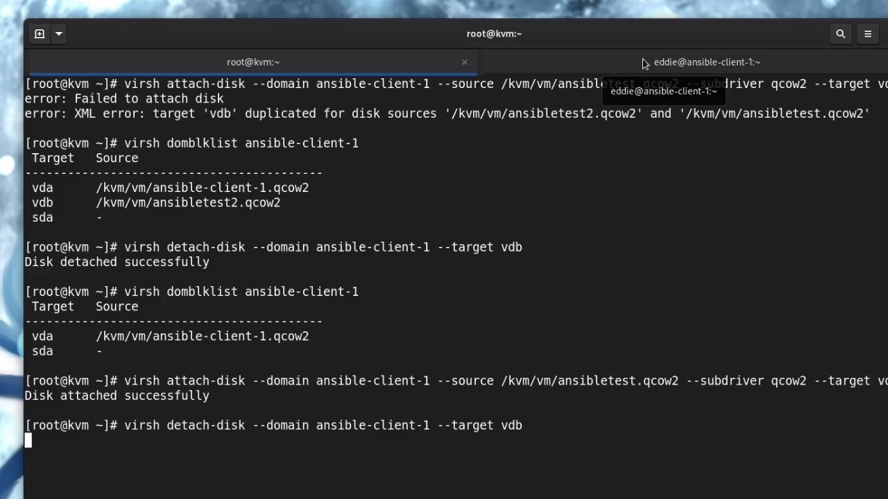 Eddie_Jennings's tweet card. Want to add virtual hard disks to your KVM Linux VMs? Want to do it using the command line? This video will show you how to do it! ----- Don't forget to click like, subscribe, and leave comments! ----