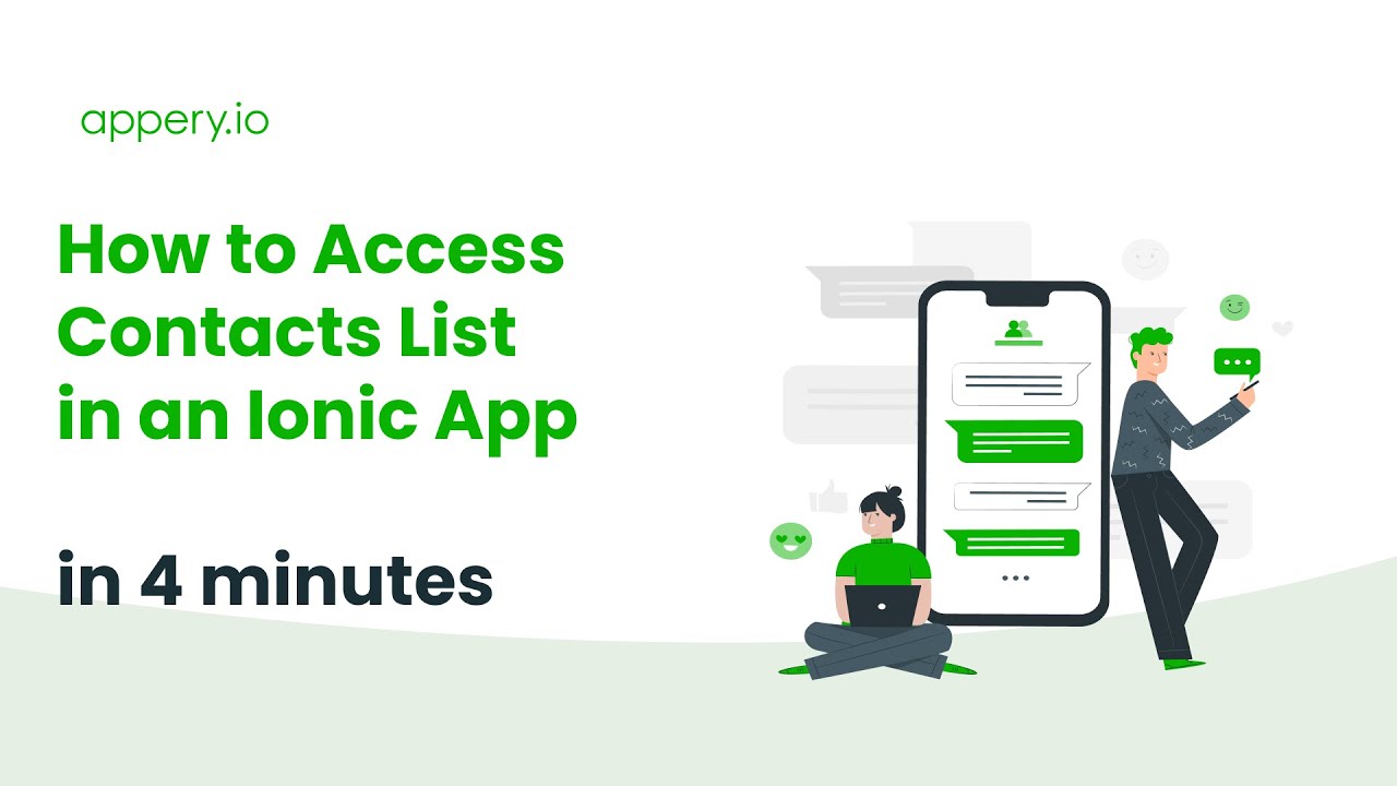 apperyio's tweet card. How to Get Access to the List of Contacts in an Ionic App