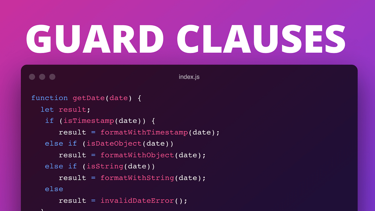 JotformTurkiye's tweet card. Guard Clause is a technique derived from the fail-fast method whose purpose is to validate a condition and immediately stop the code…