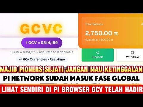 Pi_Network_INA's tweet card. APA INI NYATA⁉️GCV $314,159 SUDAH BISA DILIHAT LANGSUNG DI PI...