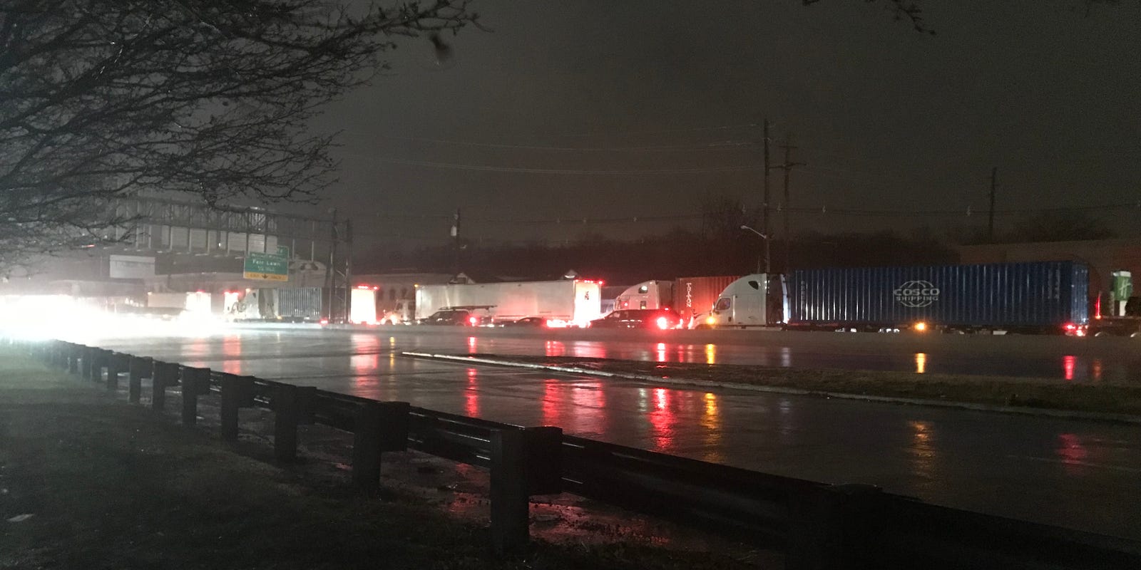 GeneratorDan's tweet card. Power has been restored to all customers and Route 17 reopened after wires fell across the highway.