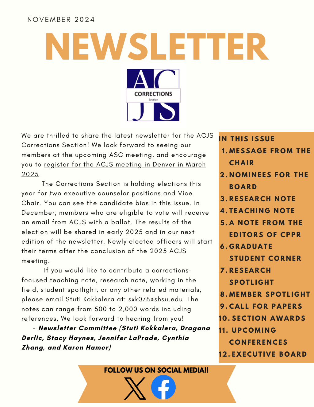 ACJS_CS's tweet card. Check out this US Letter designed by ACJS Corrections.