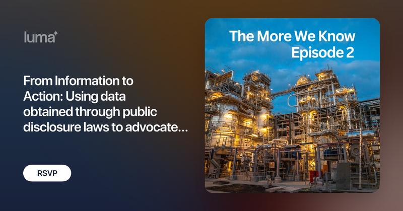 A2ZPlastics's tweet card. → Join Office Hours 12/17 with Megan Hunter - 12pm ET A-Z Tackling the Impacts of Plastic and Petrochemicals introduces a new series about Community Right to…