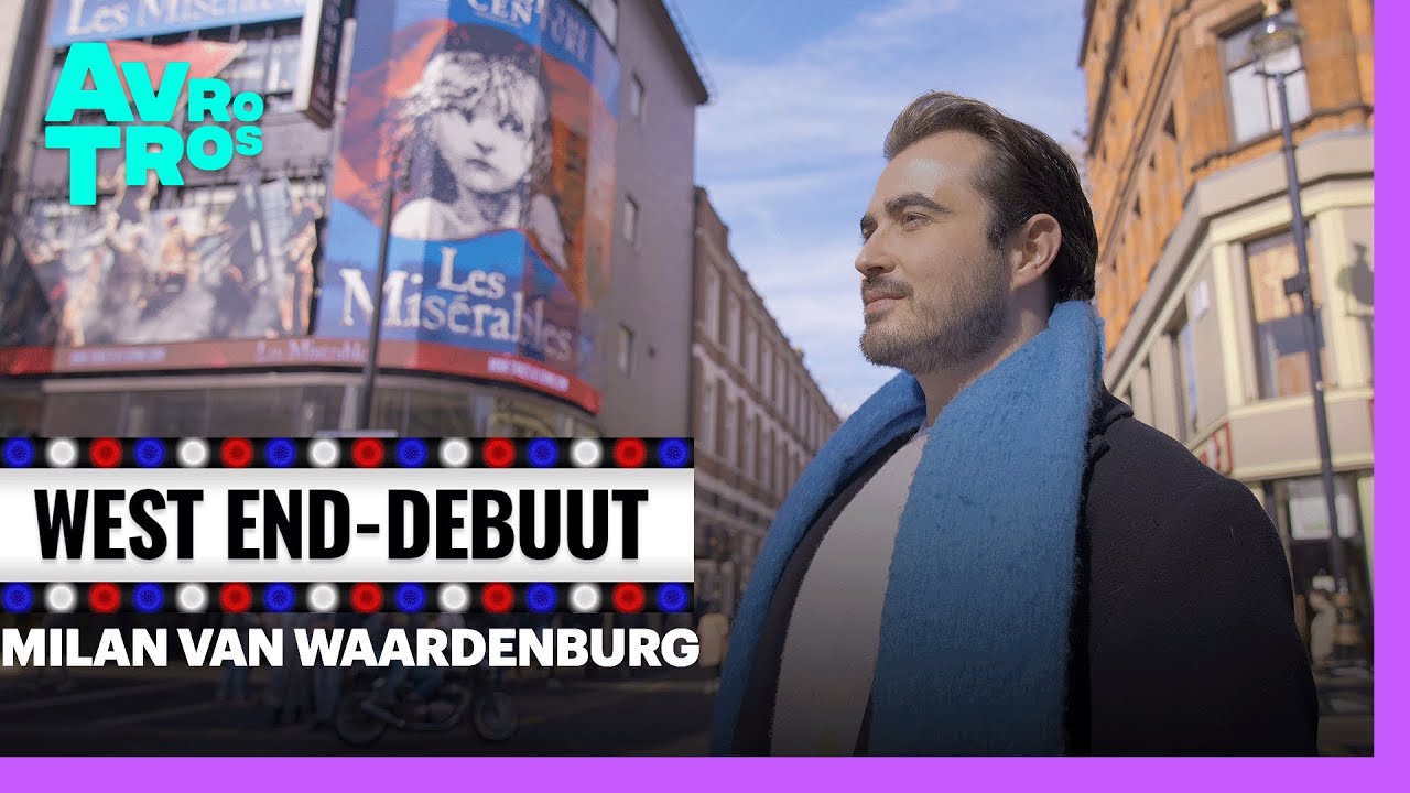 AVROTROS's tweet card. 🎭 WEST END-DEBUUT Milan van Waardenburg in musical LES MISÉRABLES!...