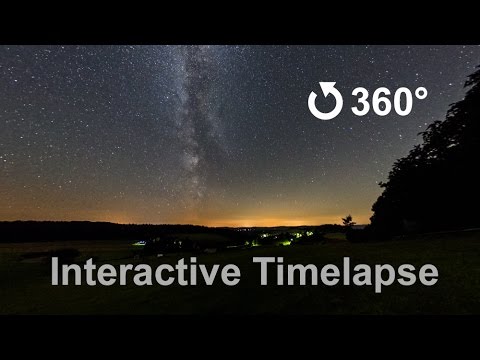TechNowHD's tweet card. Interactiv 360 Degree Video of the Milky Way